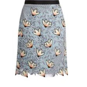 Self-portrait Peony lace mini skirt us 2 uk 6